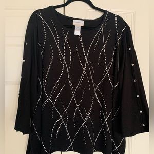 Alfred Dunner Rhinestone Top